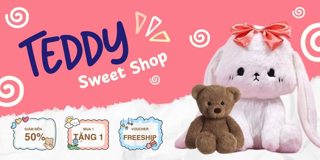 banner teddy sweet 10