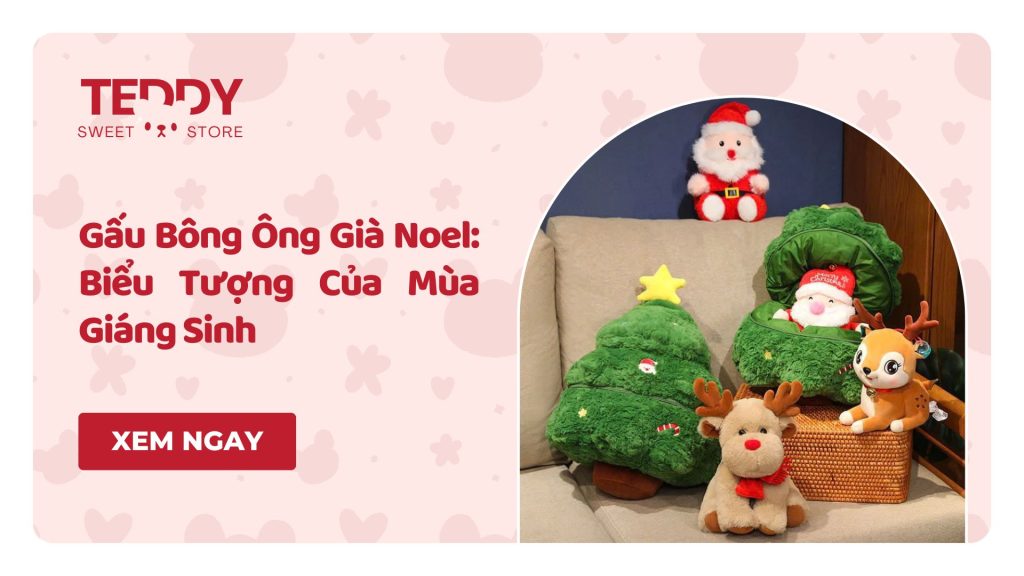 gấu bông ông già noel