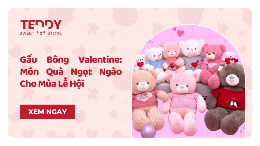 gấu bông valentine