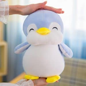 gấu bông màu xanh dương